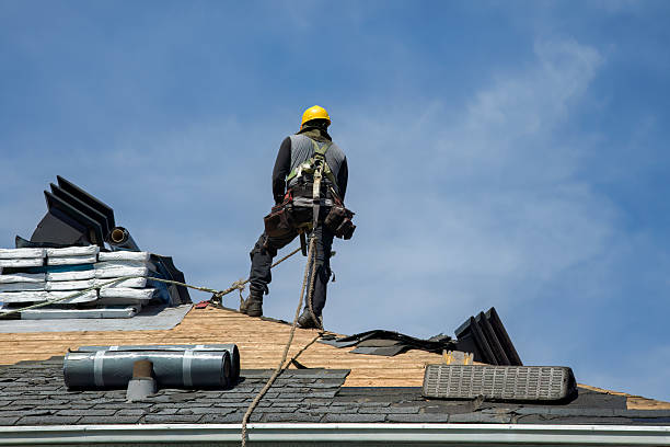 Professional Roof Installation technician working in La Pine, OR